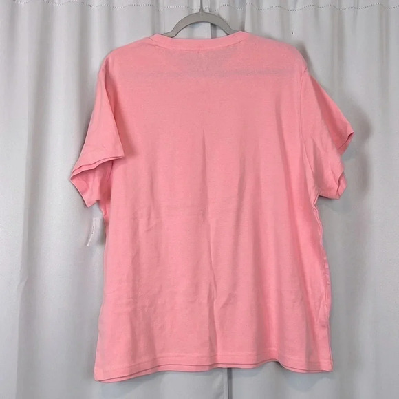 Disney Tinkerbell Sweet & Sassy Pink Short Sleeve Shirt Size Medium NWT - Picture 2 of 6